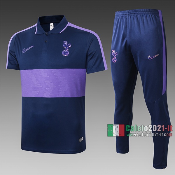 Calcio2021-It: Nuove Maglietta Polo Shirts Tottenham Hotspur Manica Corta Porpora C436# 2020/2021