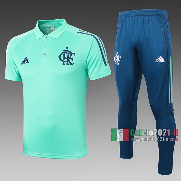 Calcio2021-It: Nuova Maglietta Polo Shirts Flamen Manica Corta Verde C456# 2020/2021