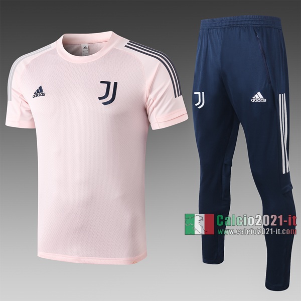 Calcio2021-It: Nuove T Shirt Polo Juventus Turin Manica Corta Rosa C505# 2020/2021