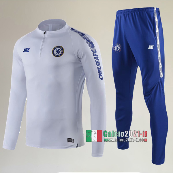 A++ Qualità: Nuova Del Tuta Chelsea FC + Pantaloni Bianca 2019-2020