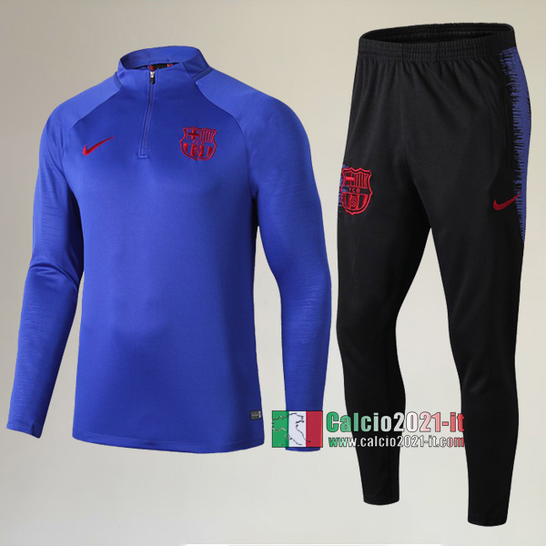 A++ Qualità: Nuova Del Tuta Del FC Barcellona + Pantaloni Azzurra 2019-2020