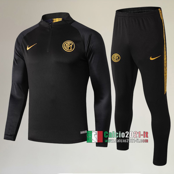 A++ Qualità: Nuova Del Tuta Inter Milan + Pantaloni Nera 2019 2020