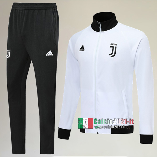 AAA Qualità: Full-Zip Giacca Nuove Del Tuta Juventus Turin + Pantaloni Bianca 2019-2020