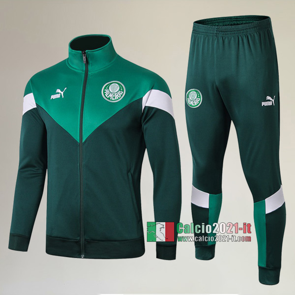 AAA Qualità: Full-Zip Giacca Nuove Del Tuta Da Palmeiras + Pantaloni Verde 2019 2020