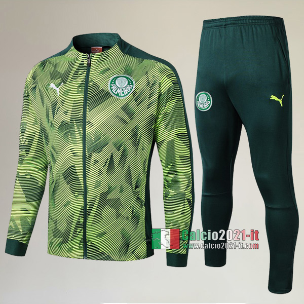 A++ Qualità: Full-Zip Giacca Nuova Del Tuta Palmeiras + Pantaloni Verde 2019/2020