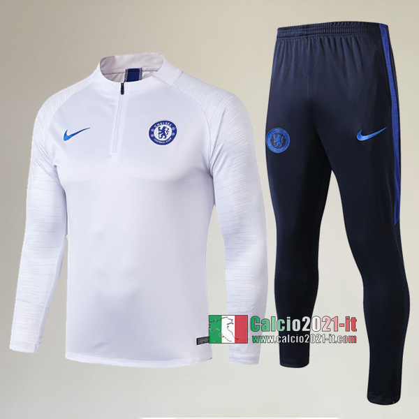 A++ Qualità: Nuova Del Tuta Chelsea FC + Pantaloni Bianca 2019-2020