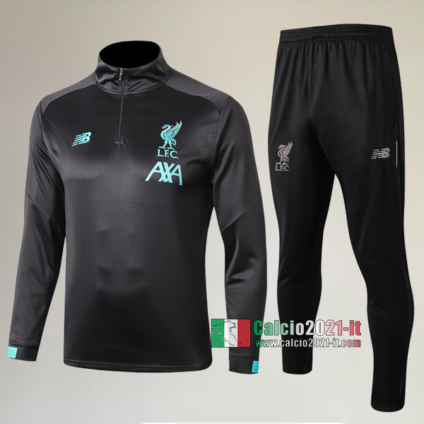 AAA Qualità: Nuove Del Tuta Da FC Liverpool + Pantaloni Nera 2019/2020