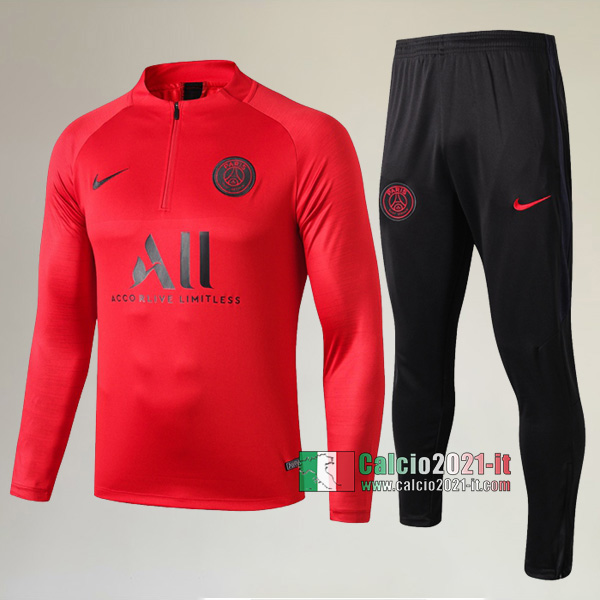 A++ Qualità: Nuova Del Tuta Del PSG Paris Saint Germain + Pantaloni Rossa 2019 2020