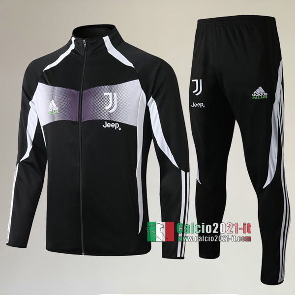 A++ Qualità: Full-Zip Giacca Nuova Del Tuta Del Juventus Turin + Pantaloni Nera 2019 2020