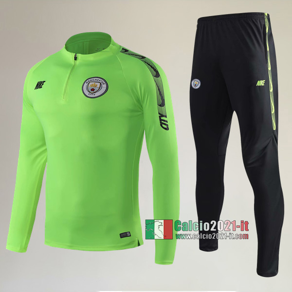 A++ Qualità: Nuova Del Tuta Del Manchester City + Pantaloni Verde 2019 2020