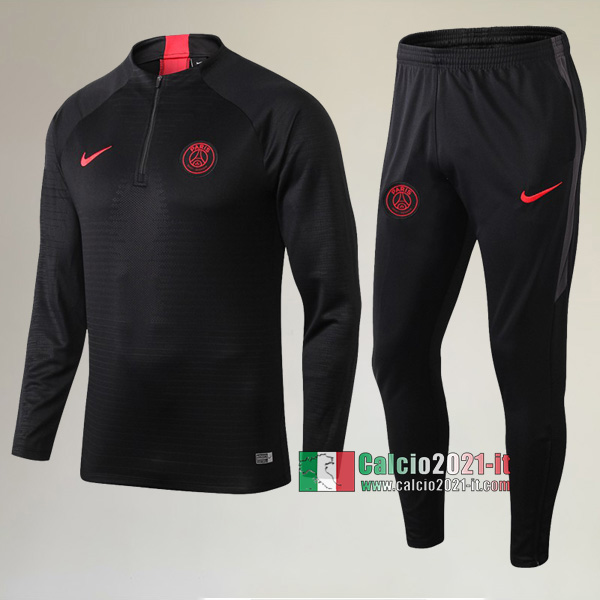 A++ Qualità: Nuova Del Tuta PSG Paris Saint Germain + Pantaloni Nera 2019/2020