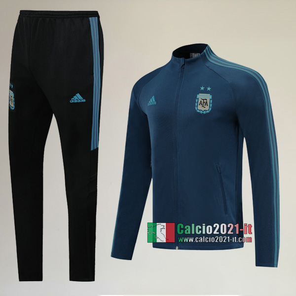 AAA Qualità: Full-Zip Giacca Nuove Del Tuta Da Argentina + Pantaloni Azzurra Reale 2020/2021
