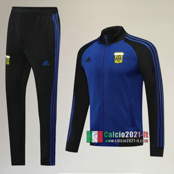 A++ Qualità: Full-Zip Giacca Nuova Del Tuta Del Argentina + Pantaloni Azzurra 2020/2021