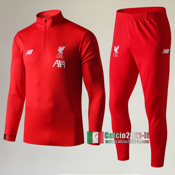 A++ Qualità: Nuova Del Tuta Del FC Liverpool + Pantaloni Rossa 2019 2020