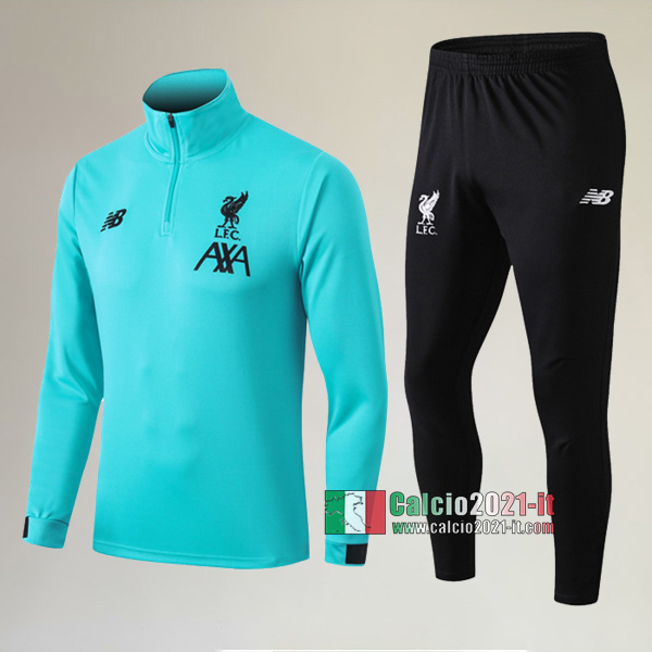 A++ Qualità: Nuova Del Tuta FC Liverpool Collare Alto + Pantaloni Verde 2020 2021