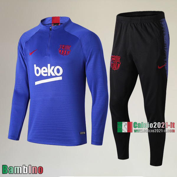 AAA Qualità Nuova Del Kit Tuta Barcellona FC Bambino Azzurra Originale 2019/2020