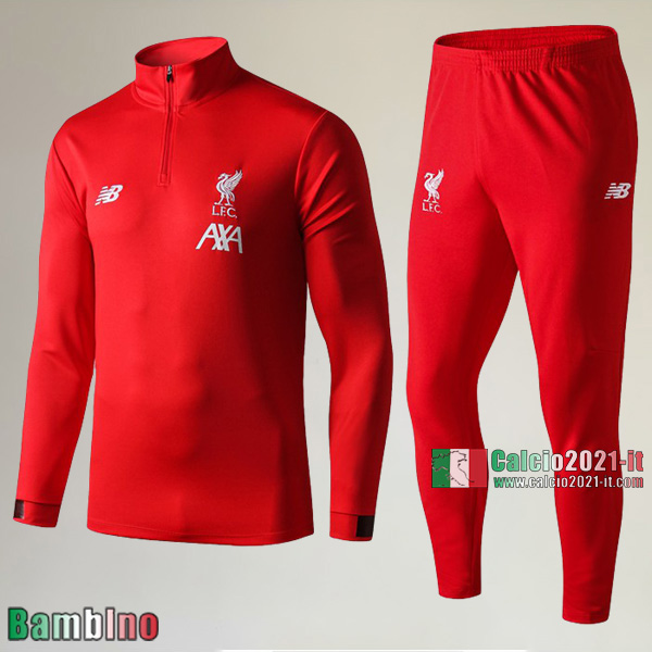 AAA Qualità Nuova Del Kit Tuta Liverpool FC Bambino Rossa Affidabili 2019/2020