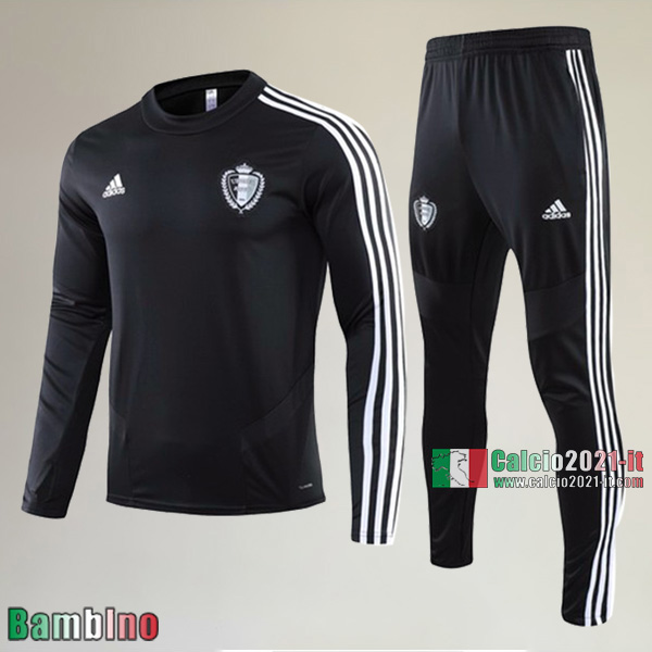 A++ Qualità Felpa Nuove Del Kit Tuta Belgio Bambino Nera Outlet 2019/2020