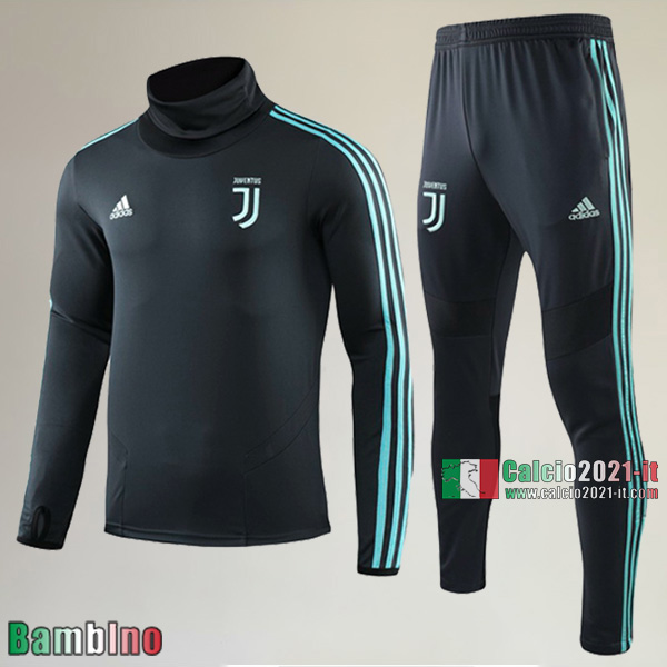 AAA Qualità Felpa Nuova Del Kit Tuta Juventus Turin Bambino Collare Alto Ciano Affidabili 2019/2020