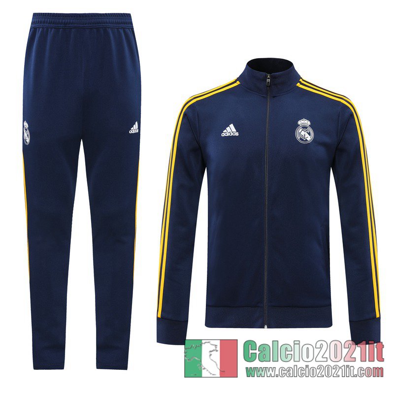 Real Madrid Full-Zip Giacca zaffiro 2020 2021 J169