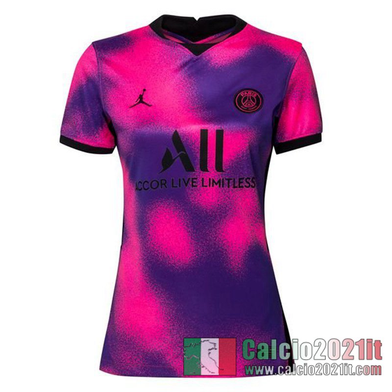 Maglia Calcio PSG Jordan Quarto stadio 2020 2021 - Donna