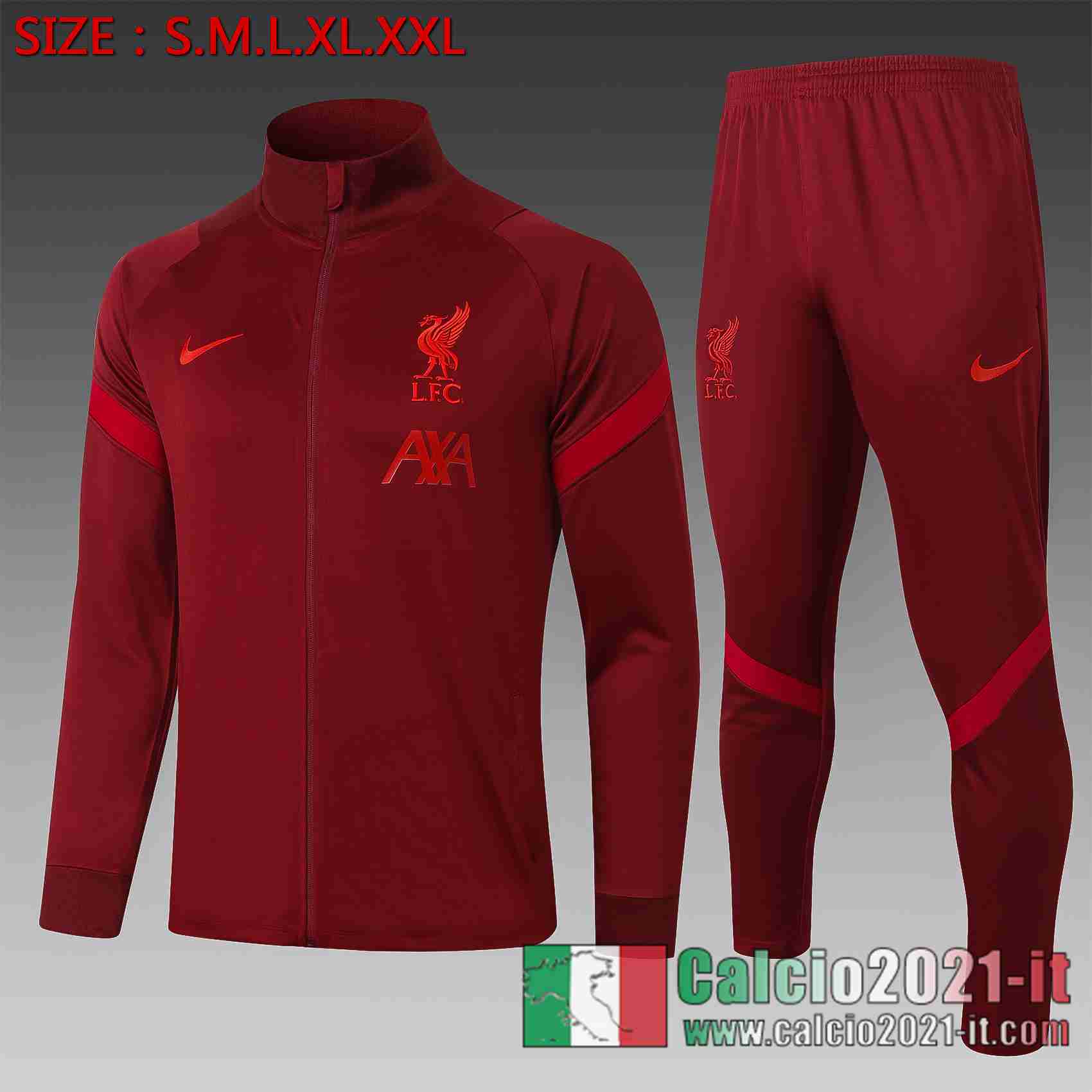 Liverpool Giacca Calcio rosso 2020 2021 A374