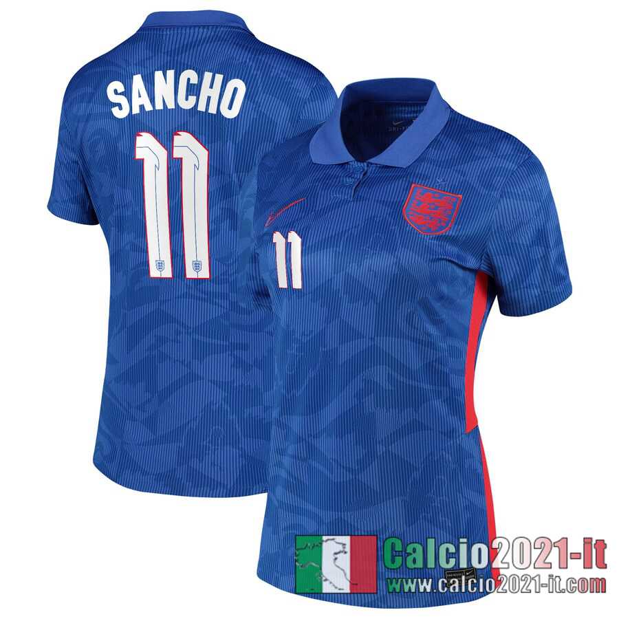 Inghilterra Maglia Calcio Sancho #11 Seconda Donna 2020-21
