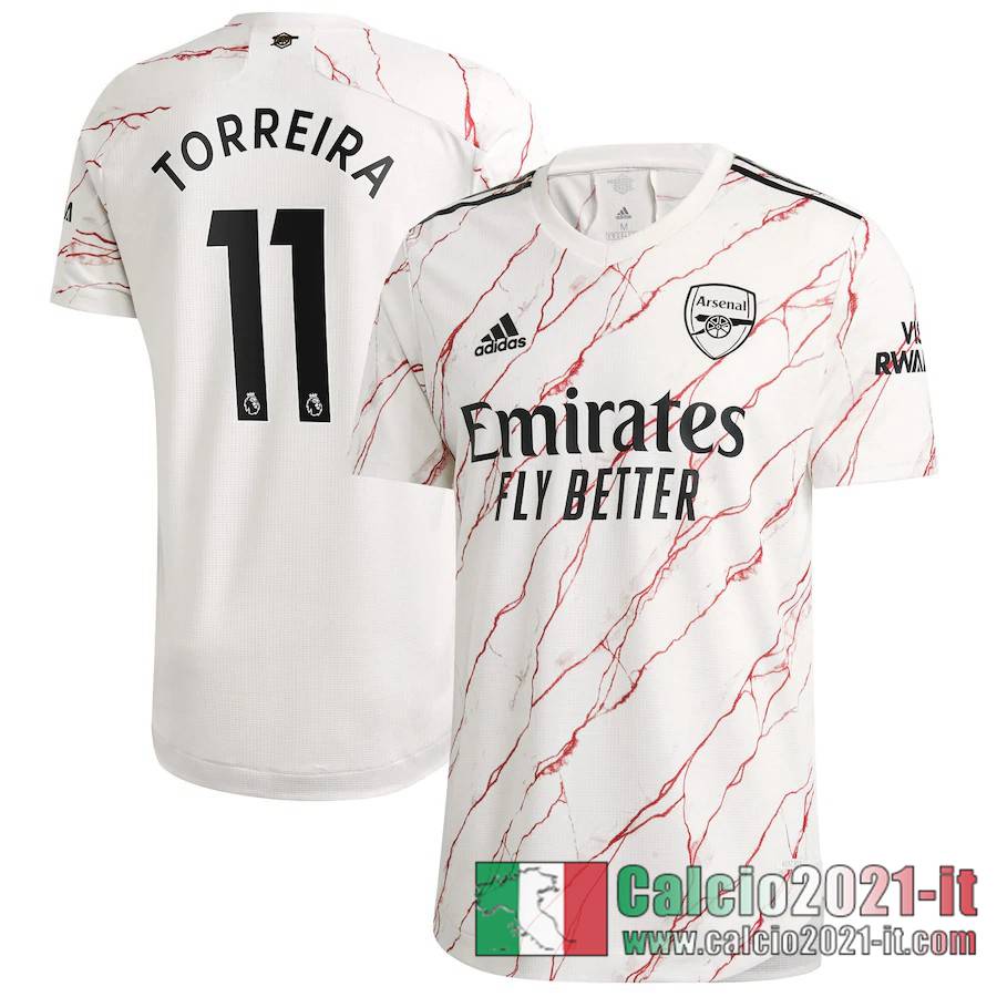 Arsenal Maglia Calcio Torreira #11 Seconda 2020-21