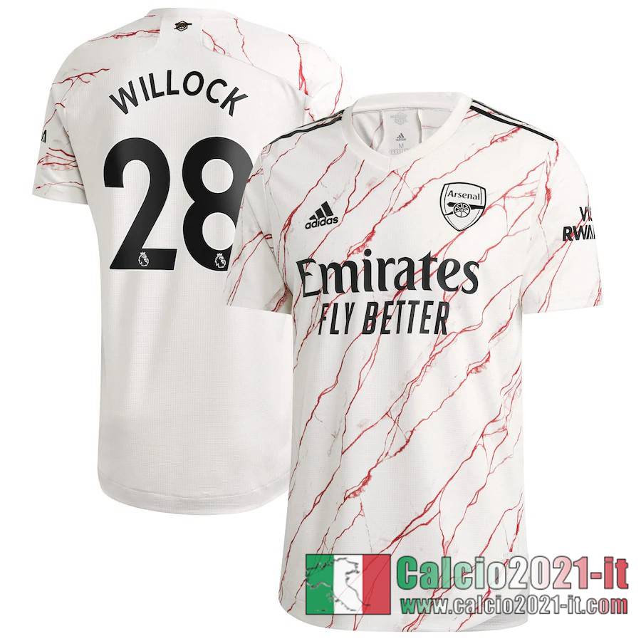 Arsenal Maglia Calcio Willock #28 Seconda 2020-21