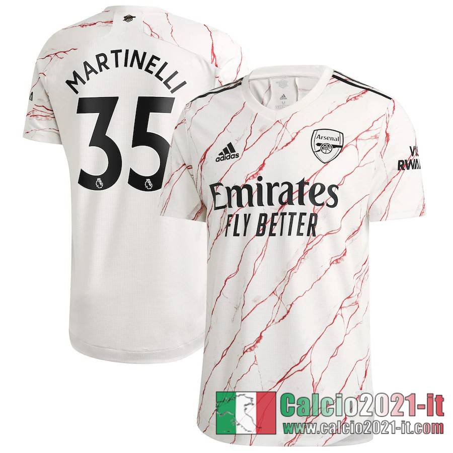 Arsenal Maglia Calcio Martinelli #35 Seconda 2020-21