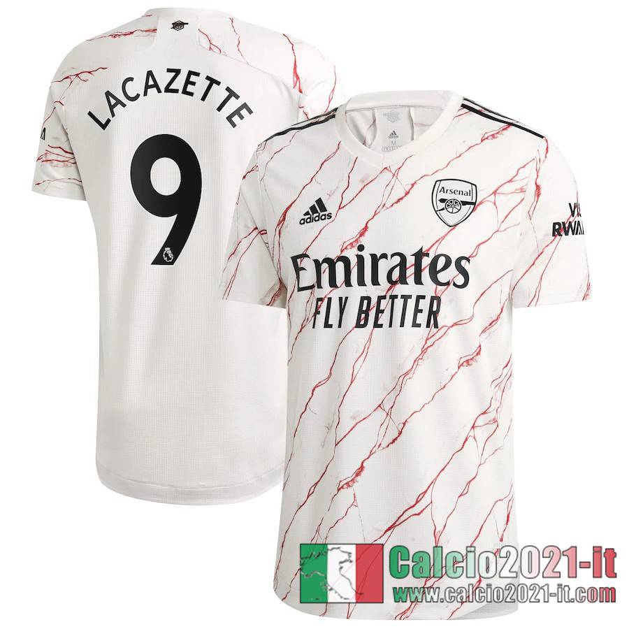 Arsenal Maglia Calcio Lacazette #9 Seconda 2020-21