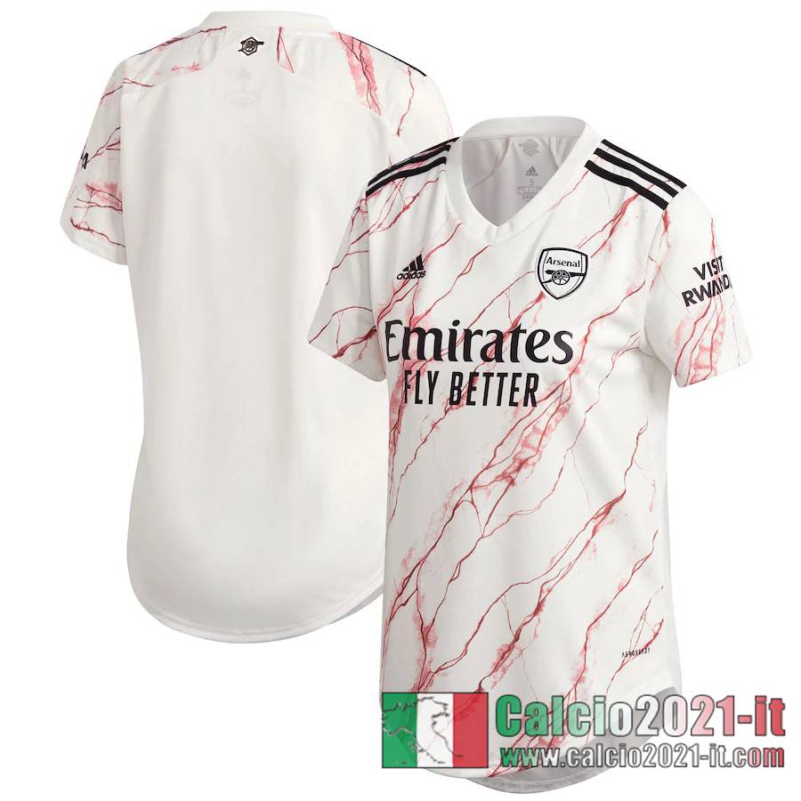 Arsenal Maglia Calcio Seconda Donna 2020-21