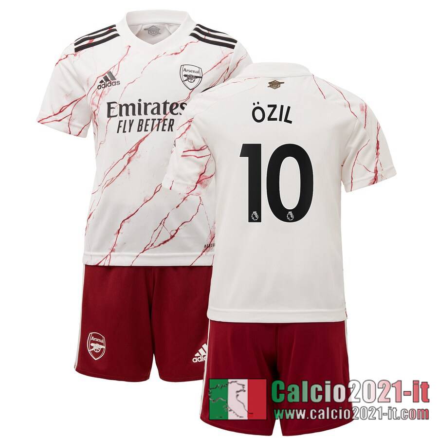Arsenal Maglia Calcio Özil #10 Seconda Bambino 2020-21