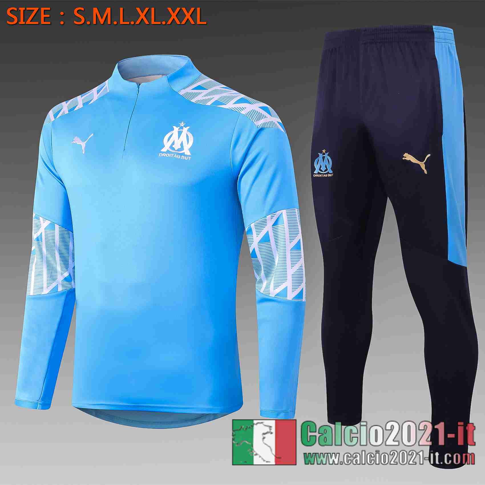 Marsiglia Tuta Calcio Azzurro 2020 2021 B414