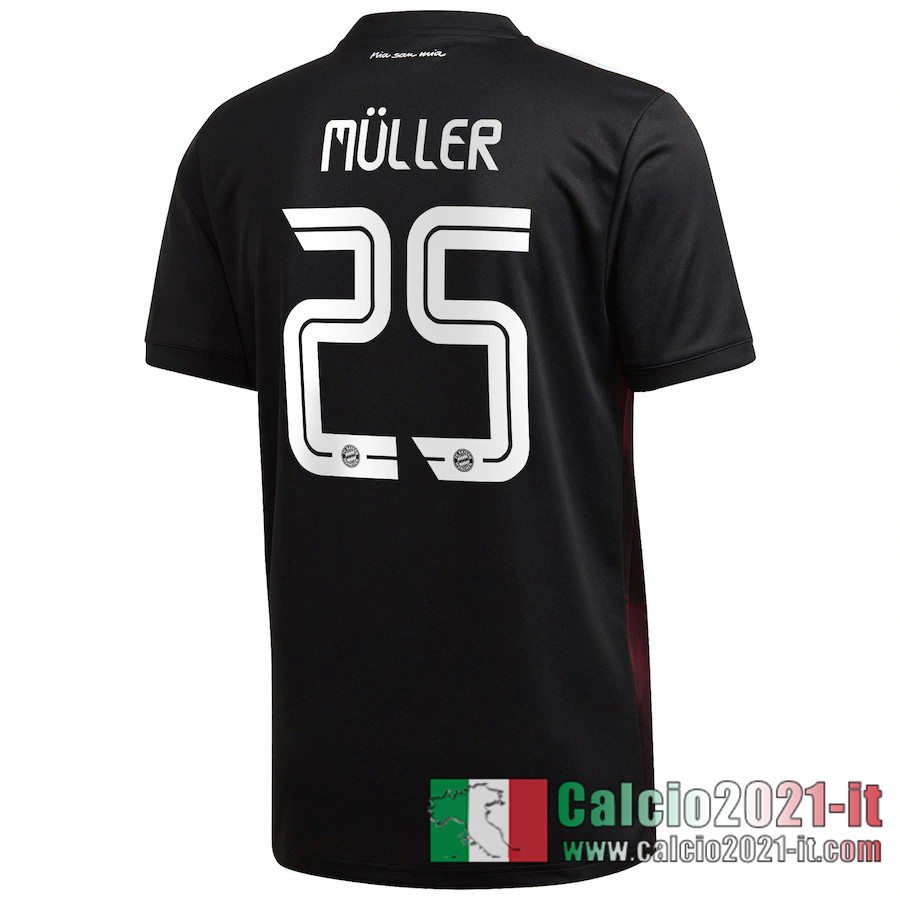 Bayern Monaco Maglia Calcio Thomas Muller #25 Terza Bambino 2020-21