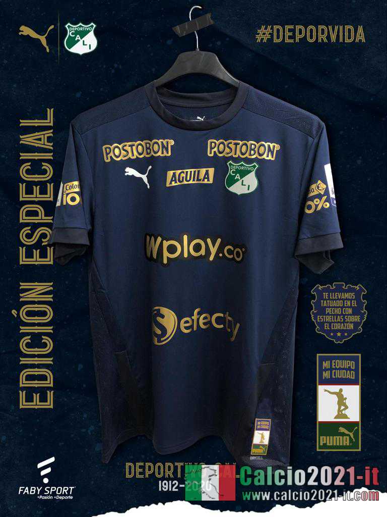 Deportivo Cali Maglia Calcio Seconda 2020