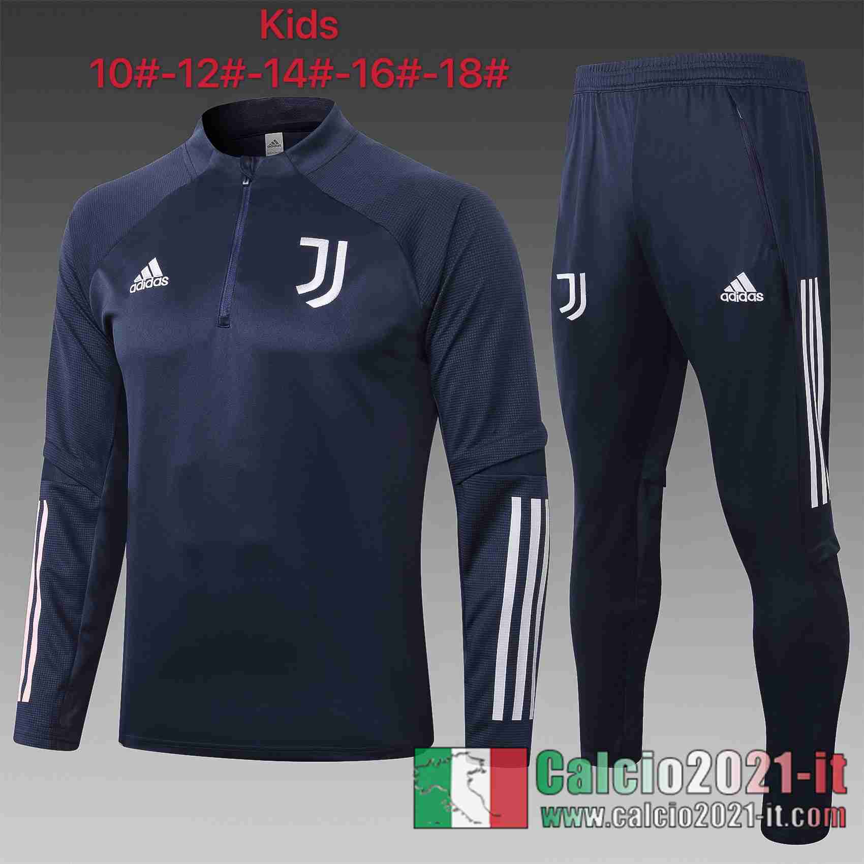 Juventus Tuta Calcio Bambino Blu scuro 2020 2021 E477