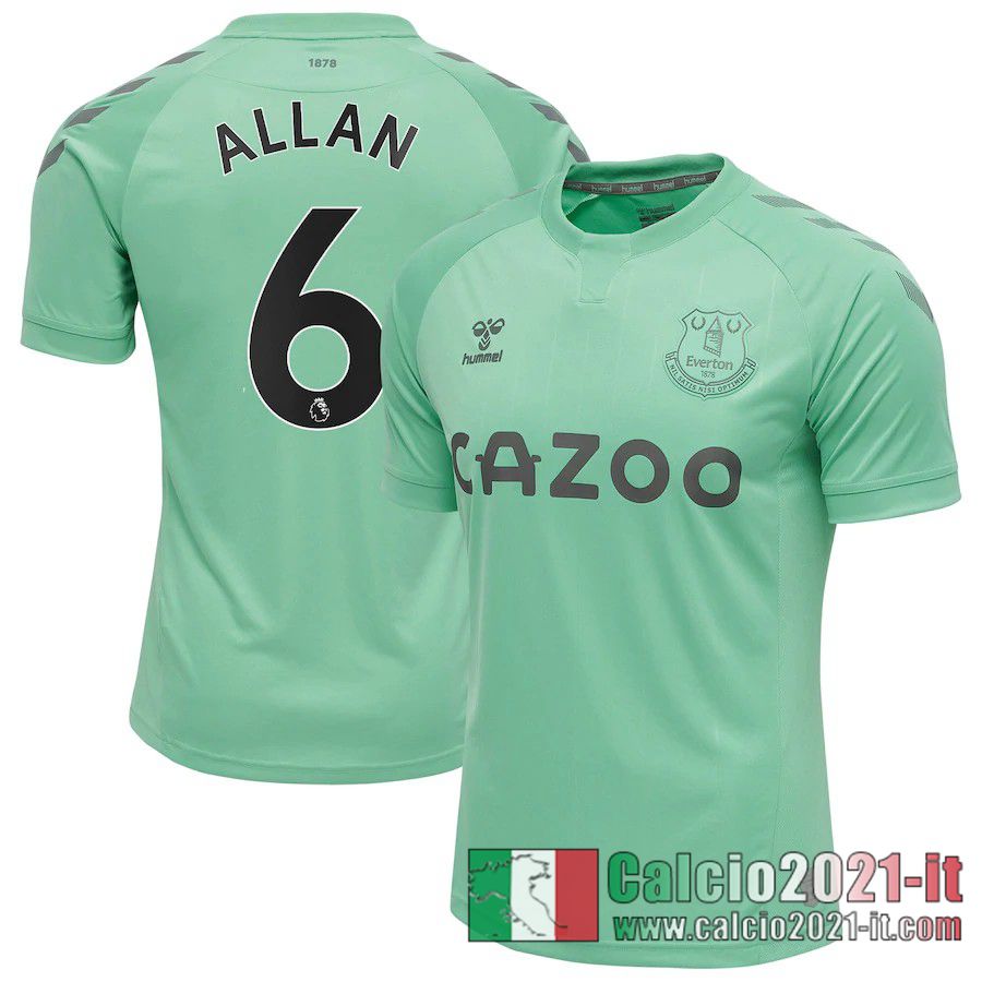 Everton Maglia Calcio Allan #6 Terza 2020-21
