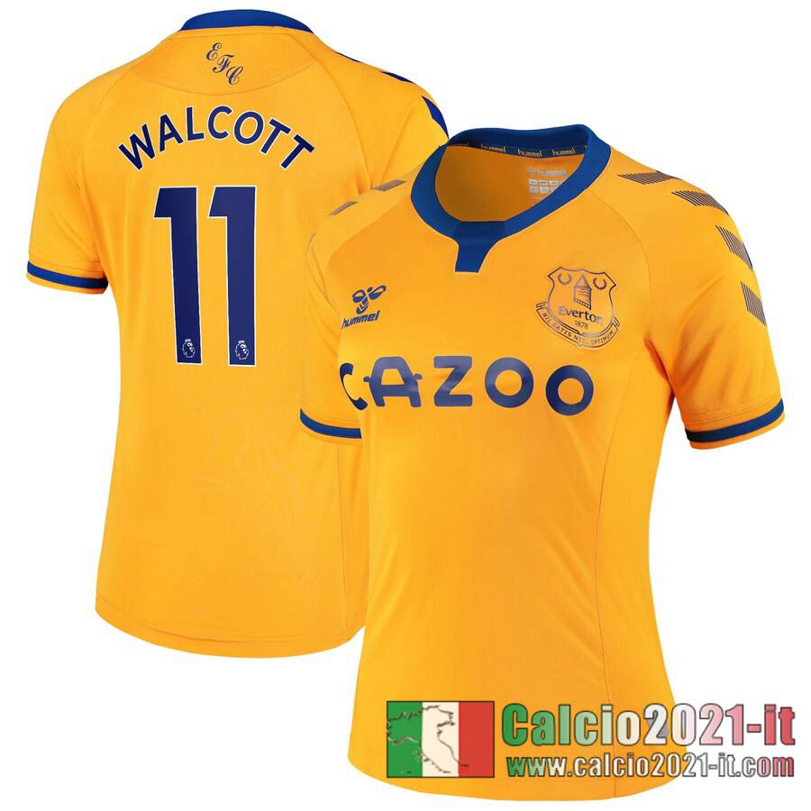 Everton Maglia Calcio Walcott #11 Seconda Donna 2020-21