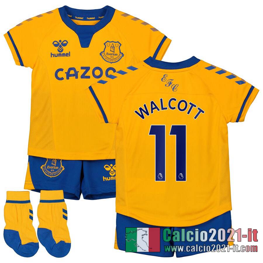 Everton Maglia Calcio Walcott #11 Seconda Bambino 2020-21