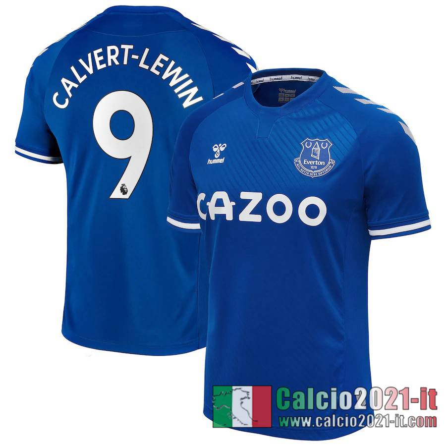 Everton Maglia Calcio Calvert-Lewin #9 Prima 2020-21