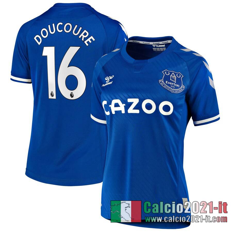 Everton Maglia Calcio Doucoure #16 Prima Donna 2020-21