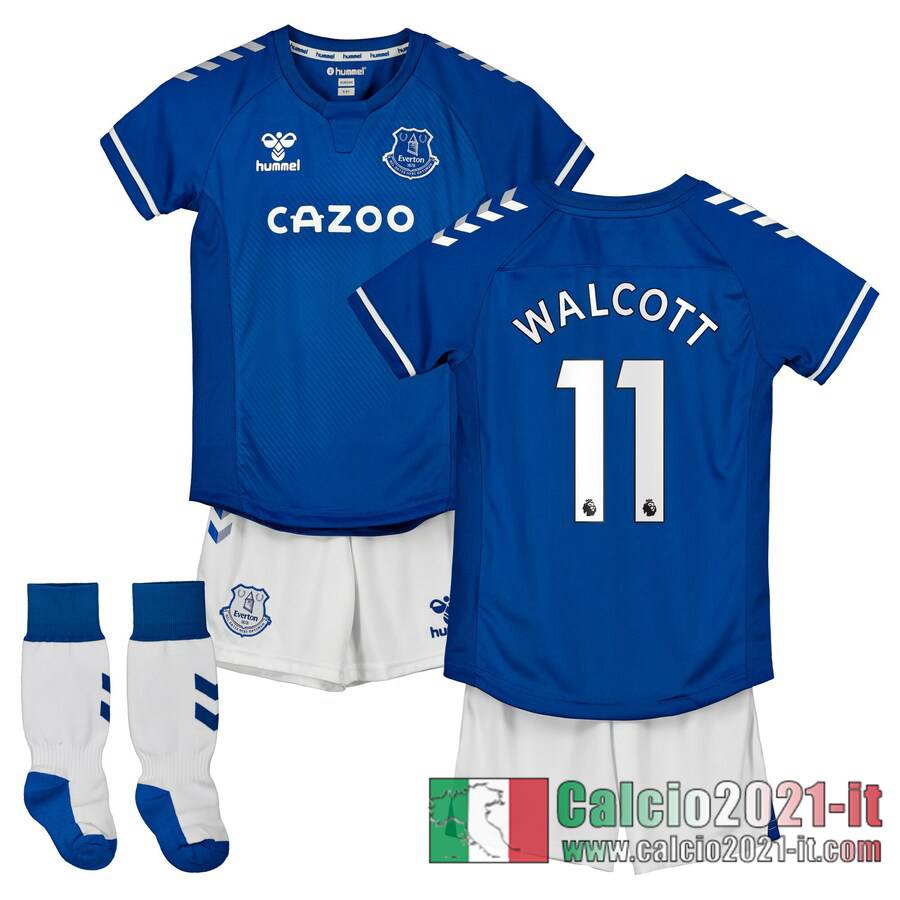 Everton Maglia Calcio Walcott #11 Prima Bambino 2020-21