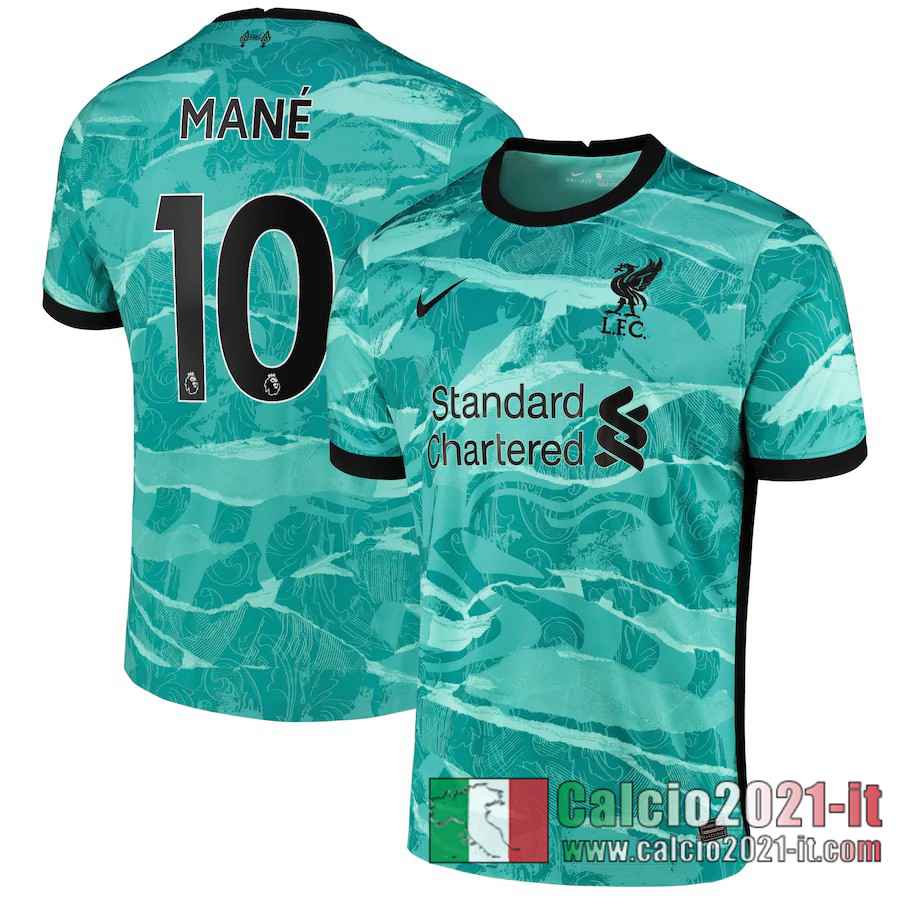 Liverpool Maglia Calcio Mané #10 Seconda 2020-21