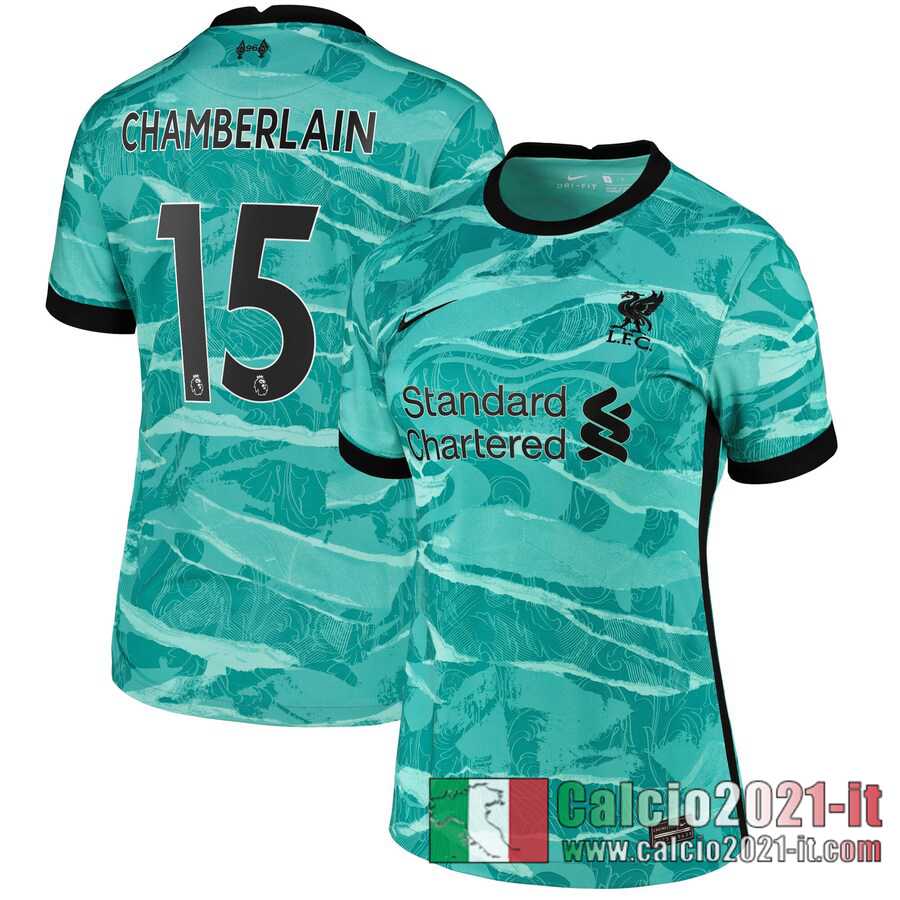 Liverpool Maglia Calcio Chamberlain #15 Seconda Donna 2020-21