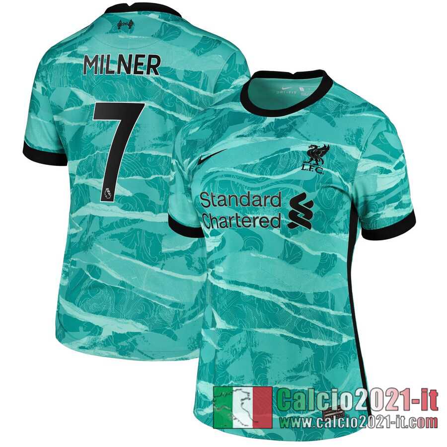 Liverpool Maglia Calcio Milner #7 Seconda Donna 2020-21
