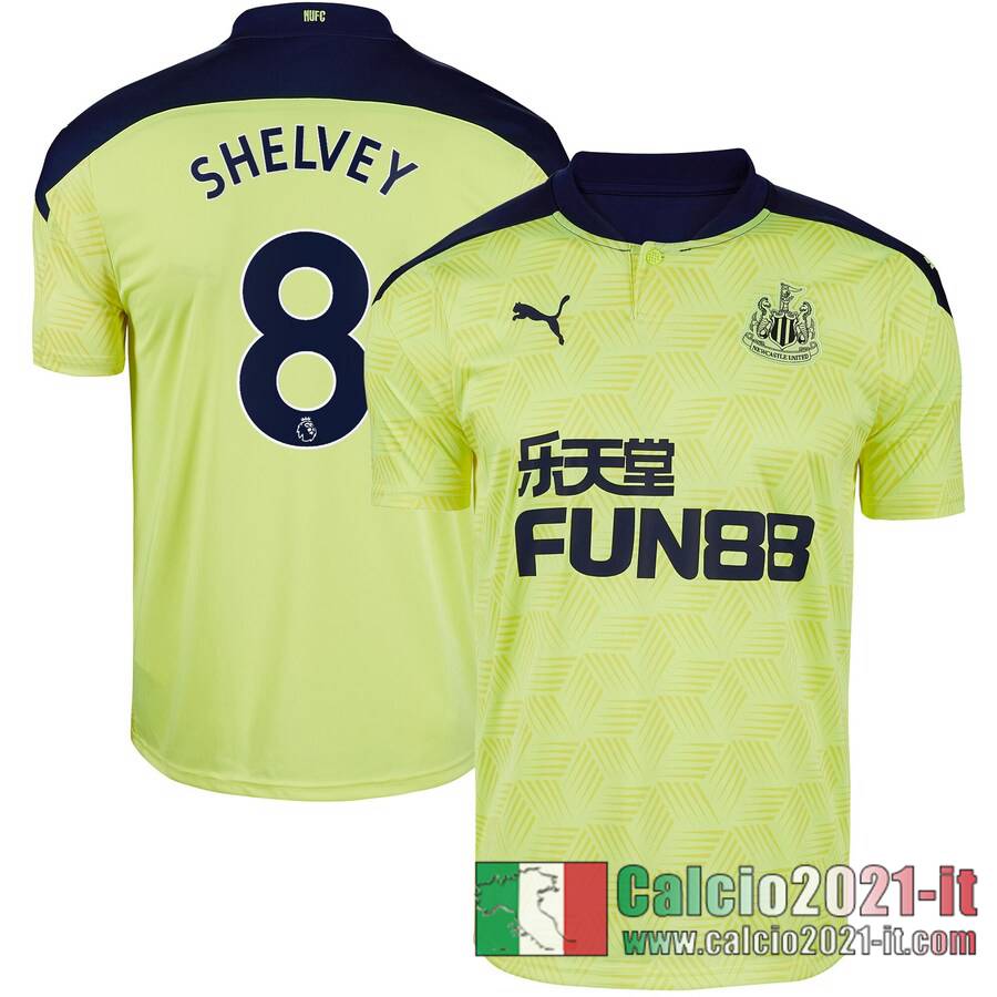Newcastle United Maglia Calcio Shelvey #8 Seconda 2020-21