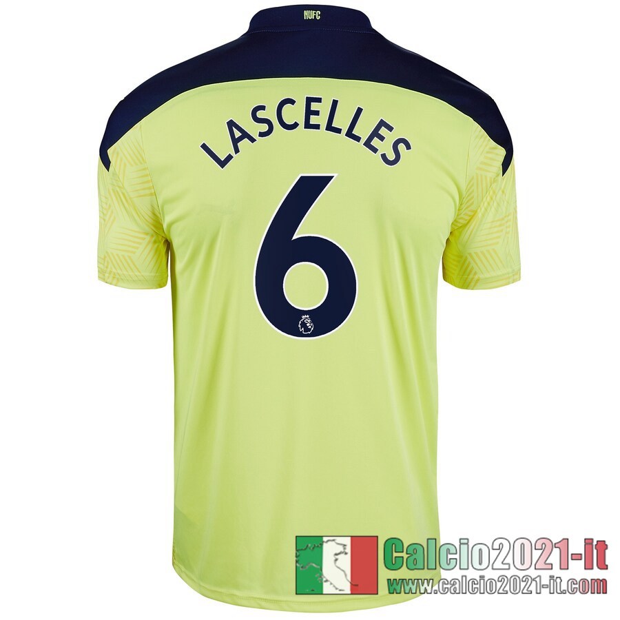 Newcastle United Maglia Calcio Lascelles #6 Seconda Bambino 2020-21