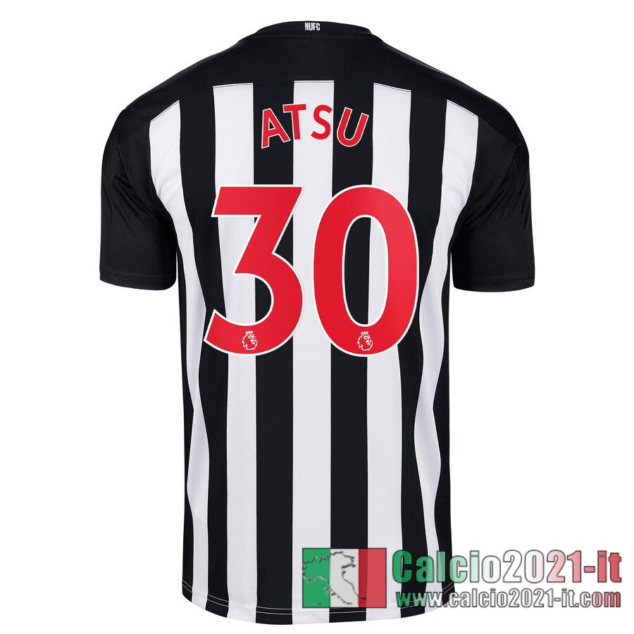 Newcastle United Maglia Calcio Atsu #30 Prima Bambino 2020-21