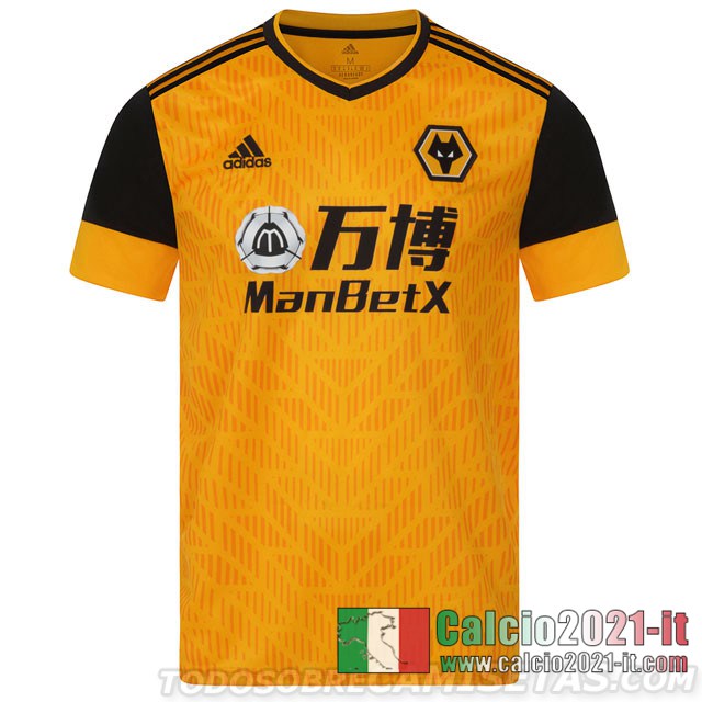 Wolverhampton Wanderers Maglia Calcio Prima 2020-21